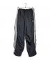 adidas Originals（アディダスオリジナル）の古着「スリーストライプス ウーブン パラシュートパンツ/Three-Stripes Woven Parachute Pants」｜ブラック