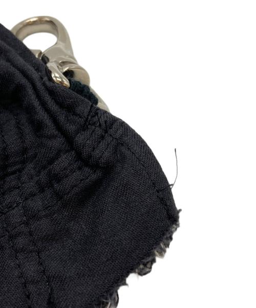 SASQUATCHfabrix.（サスクワッチファブリックス）SASQUATCHfabrix. (サスクワッチファブリックス) オンブレ腰巻スカーフ/Ombré waist-wrap scarf ホワイト×ブラック サイズ:Freeの古着・服飾アイテム