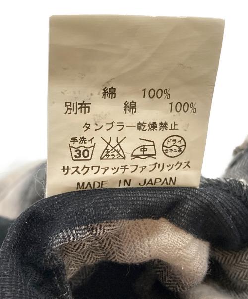 SASQUATCHfabrix.（サスクワッチファブリックス）SASQUATCHfabrix. (サスクワッチファブリックス) オンブレ腰巻スカーフ/Ombré waist-wrap scarf ホワイト×ブラック サイズ:Freeの古着・服飾アイテム