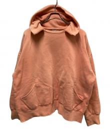 A BATHING APE（アベイシングエイプ）の古着「90s ダブルフェイス後付けパーカー」｜ピンク