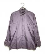 Jean Paul Gaultier hommeジャンポールゴルチェオム）の古着「BOXブロードシャツ/Broadcloth shirt」｜パープル