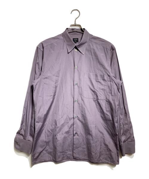 Jean Paul Gaultier homme（ジャンポールゴルチェオム）Jean Paul Gaultier homme (ジャンポールゴルチェオム) BOXブロードシャツ/Broadcloth shirt パープル サイズ:48の古着・服飾アイテム