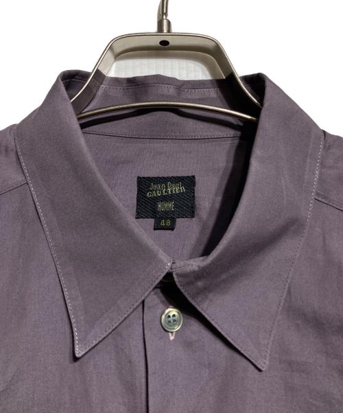 Jean Paul Gaultier homme（ジャンポールゴルチェオム）Jean Paul Gaultier homme (ジャンポールゴルチェオム) BOXブロードシャツ/Broadcloth shirt パープル サイズ:48の古着・服飾アイテム