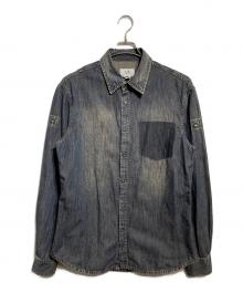ARMANI EXCHANGE（アルマーニ エクスチェンジ）の古着「デニムシャツ/denim shirt」｜インディゴ