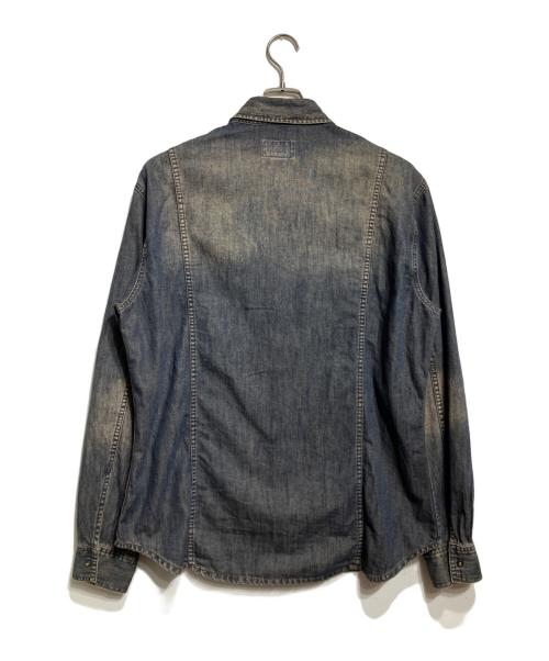 ARMANI EXCHANGE（アルマーニ エクスチェンジ）ARMANI EXCHANGE (アルマーニ エクスチェンジ) デニムシャツ/denim shirt インディゴ サイズ:Ｌの古着・服飾アイテム