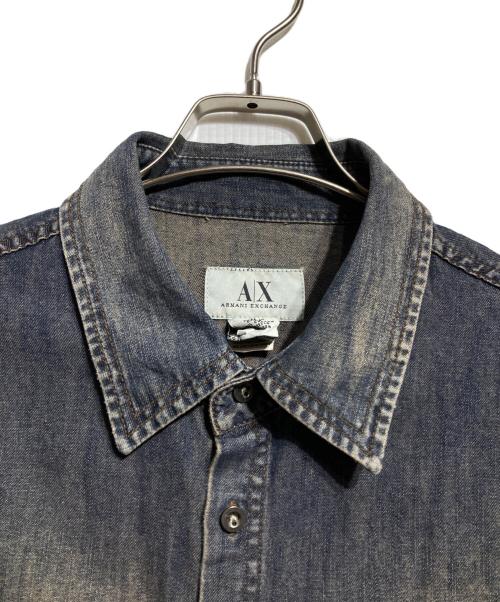ARMANI EXCHANGE（アルマーニ エクスチェンジ）ARMANI EXCHANGE (アルマーニ エクスチェンジ) デニムシャツ/denim shirt インディゴ サイズ:Ｌの古着・服飾アイテム