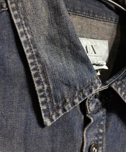 ARMANI EXCHANGE（アルマーニ エクスチェンジ）ARMANI EXCHANGE (アルマーニ エクスチェンジ) デニムシャツ/denim shirt インディゴ サイズ:Ｌの古着・服飾アイテム