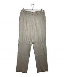 ISSEY MIYAKE（イッセイミヤケ）の古着「ステッチデザインリネンパンツ/Stitched Linen Pants」｜グレー