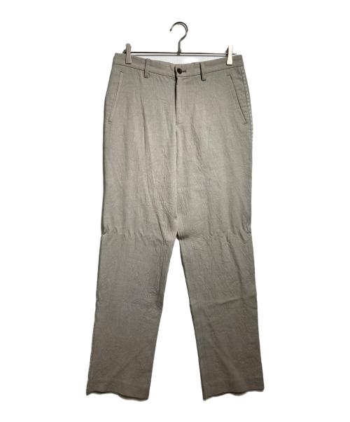 ISSEY MIYAKE（イッセイミヤケ）ISSEY MIYAKE (イッセイミヤケ) ステッチデザインリネンパンツ/Stitched Linen Pants グレー サイズ:2の古着・服飾アイテム