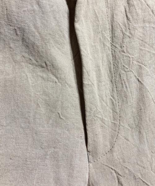 ISSEY MIYAKE（イッセイミヤケ）ISSEY MIYAKE (イッセイミヤケ) ステッチデザインリネンパンツ/Stitched Linen Pants グレー サイズ:2の古着・服飾アイテム