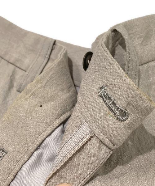 ISSEY MIYAKE（イッセイミヤケ）ISSEY MIYAKE (イッセイミヤケ) ステッチデザインリネンパンツ/Stitched Linen Pants グレー サイズ:2の古着・服飾アイテム
