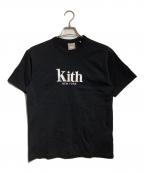 KITHキス）の古着「Women Mott New York Tee II/ウィメンズモットニューヨークTee」｜ブラック