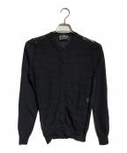 Salvatore Ferragamoサルヴァトーレ フェラガモ）の古着「デザインカーディガン/Design Cardigan」｜ブラック