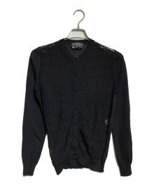 Salvatore Ferragamo（サルヴァトーレ フェラガモ）の古着「デザインカーディガン/Design Cardigan」｜ブラック