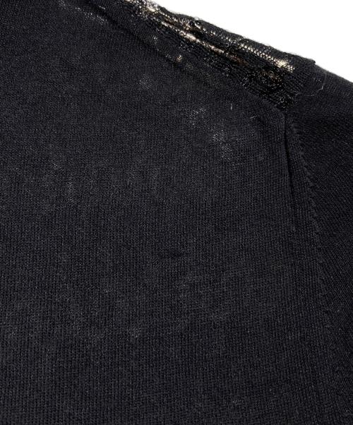 Salvatore Ferragamo（サルヴァトーレ フェラガモ）Salvatore Ferragamo (サルヴァトーレ フェラガモ) デザインカーディガン/Design Cardigan ブラック サイズ:Mの古着・服飾アイテム