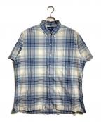 POLO RALPH LAURENポロ・ラルフローレン）の古着「90s チェックシャツ/Checked shirt」｜ブルー