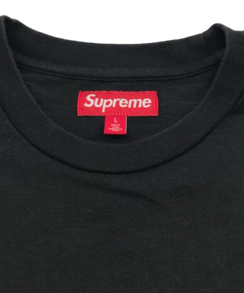 SUPREME（シュプリーム）Supreme (シュプリーム) Collegiate S/S Top ブラック サイズ:	SIZE Lの古着・服飾アイテム