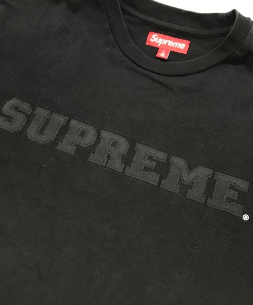 SUPREME（シュプリーム）Supreme (シュプリーム) Collegiate S/S Top ブラック サイズ:	SIZE Lの古着・服飾アイテム
