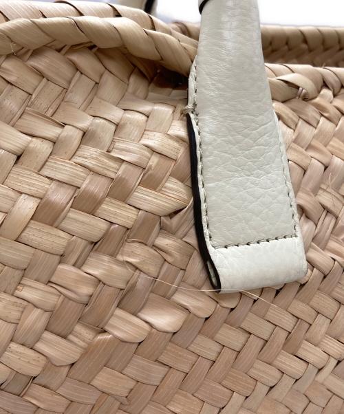 Chloe（クロエ）Chloe (クロエ) Marcie Medium Basket Bag/マルシェミディアムバスケットバッグ ベージュ×アイボリーの古着・服飾アイテム