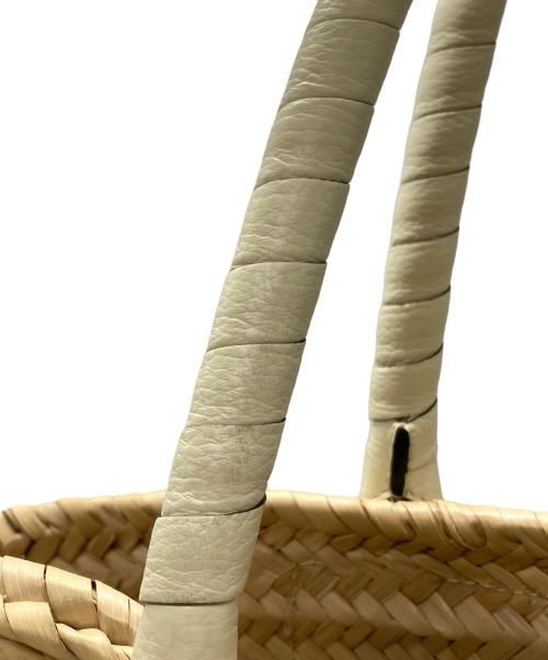Chloe（クロエ）Chloe (クロエ) Marcie Medium Basket Bag/マルシェミディアムバスケットバッグ ベージュ×アイボリーの古着・服飾アイテム