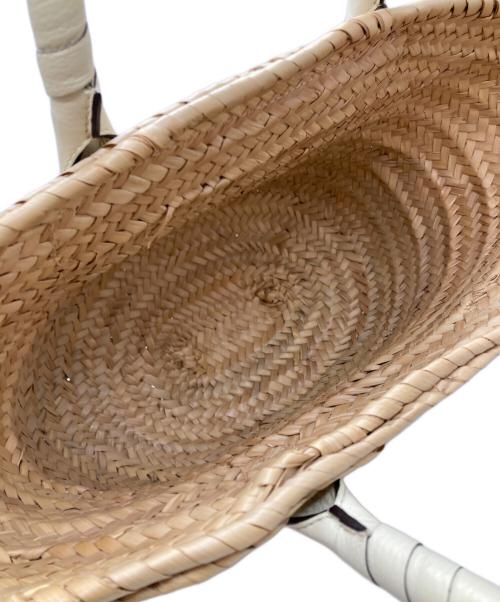 Chloe（クロエ）Chloe (クロエ) Marcie Medium Basket Bag/マルシェミディアムバスケットバッグ ベージュ×アイボリーの古着・服飾アイテム