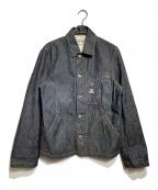 LOEWEロエベ）の古着「Blue Denim Botanical Jacket/ブルーデニムボタニカルジャケット」｜インディゴ