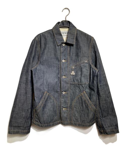 LOEWE（ロエベ）LOEWE (ロエベ) Blue Denim Botanical Jacket/ブルーデニムボタニカルジャケット インディゴ サイズ:46の古着・服飾アイテム