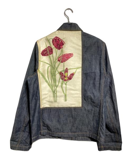 LOEWE（ロエベ）LOEWE (ロエベ) Blue Denim Botanical Jacket/ブルーデニムボタニカルジャケット インディゴ サイズ:46の古着・服飾アイテム