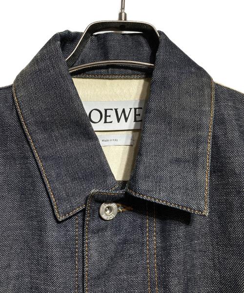 LOEWE（ロエベ）LOEWE (ロエベ) Blue Denim Botanical Jacket/ブルーデニムボタニカルジャケット インディゴ サイズ:46の古着・服飾アイテム