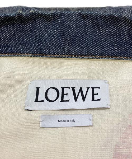 LOEWE（ロエベ）LOEWE (ロエベ) Blue Denim Botanical Jacket/ブルーデニムボタニカルジャケット インディゴ サイズ:46の古着・服飾アイテム
