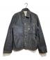 LOEWE（ロエベ）の古着「Blue Denim Botanical Jacket/ブルーデニムボタニカルジャケット」｜インディゴ