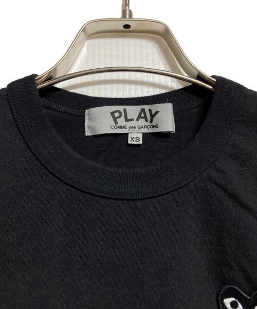 PLAY COMME des GARCONS（プレイコムデギャルソン）PLAY COMME des GARCONS (プレイコムデギャルソン) ロングスリーブカットソー/ Long-sleeve cut-and-sew top ブラック サイズ:XSの古着・服飾アイテム