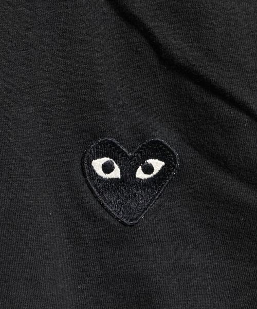 PLAY COMME des GARCONS（プレイコムデギャルソン）PLAY COMME des GARCONS (プレイコムデギャルソン) ロングスリーブカットソー/ Long-sleeve cut-and-sew top ブラック サイズ:XSの古着・服飾アイテム