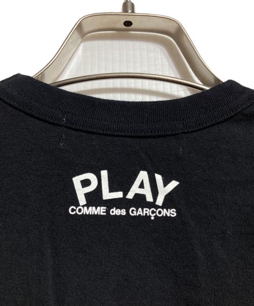 PLAY COMME des GARCONS（プレイコムデギャルソン）PLAY COMME des GARCONS (プレイコムデギャルソン) ロングスリーブカットソー/ Long-sleeve cut-and-sew top ブラック サイズ:XSの古着・服飾アイテム