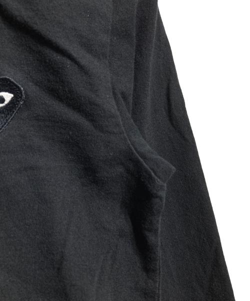 PLAY COMME des GARCONS（プレイコムデギャルソン）PLAY COMME des GARCONS (プレイコムデギャルソン) ロングスリーブカットソー/ Long-sleeve cut-and-sew top ブラック サイズ:XSの古着・服飾アイテム