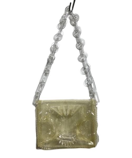 Mame Kurogouchi（マメクロゴウチ）Mame Kurogouchi (マメクロゴウチ) TRANSPARENT SCULPTURAL MINI CHAIN BAG/透明な彫刻的フォルムのミニチェーンバッグ グリアスファルトの古着・服飾アイテム