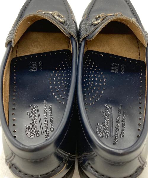 PARABOOT（パラブーツ）PARABOOT (パラブーツ) UNITED ARROWS (ユナイテッドアローズ) 別注ビットデッキローファー ネイビー サイズ:3　1/2の古着・服飾アイテム