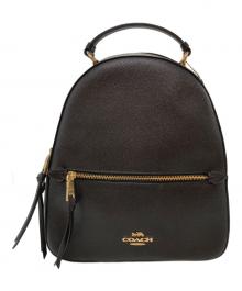 COACH（コーチ）の古着「SIGNATURE JORDYN BACKPACK/ シグネチャー ジョーディン バックパック」｜ブラック×ブラウン