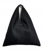 MM6 Maison Margielaエムエムシックスメゾンマルジェラ）の古着「メッシュジャパニーズトートバッグ/Mesh Japanese Tote Bag」｜ブラック