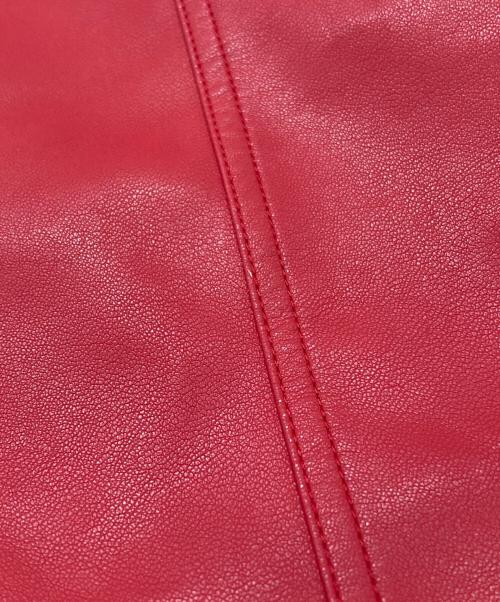 PRANK PROJECT（プランクプロジェクト）PRANK PROJECT (プランクプロジェクト) Faux Leather Jogger Pants/フェイクレザー ジョガーパンツ レッド サイズ:38の古着・服飾アイテム