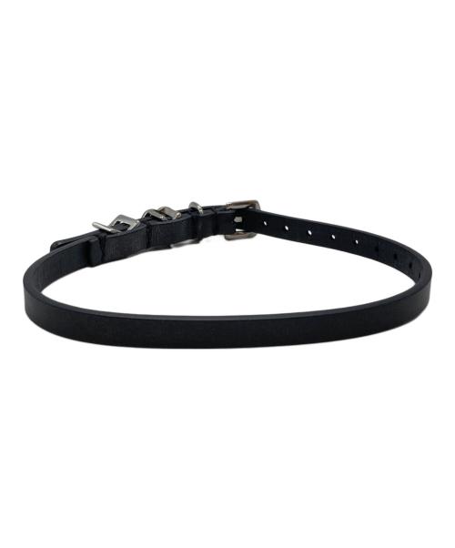 Y/PROJECT（ワイ プロジェクト）Y/project (ワイ プロジェクト) Heart Leather Choker/ハートレザーチョーカー ブラックの古着・服飾アイテム