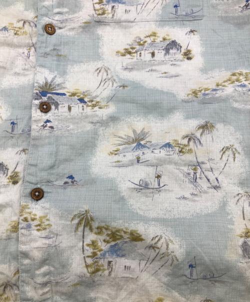Patagonia（パタゴニア）Patagonia (パタゴニア) 00s ORGANIC COTTON ACSHIRT ライトブルー サイズ:Mの古着・服飾アイテム