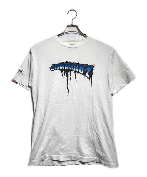 A BATHING APE（アベイシングエイプ）A BATHING APE (アベイシングエイプ) COMMAND Z TEE ホワイト サイズ:Lの古着・服飾アイテム