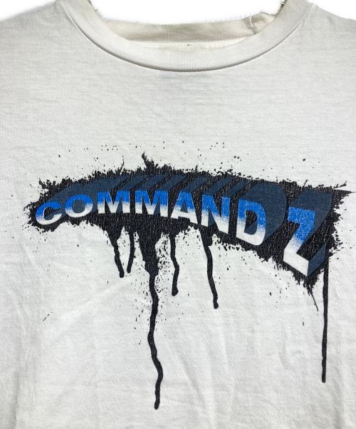 A BATHING APE（アベイシングエイプ）A BATHING APE (アベイシングエイプ) COMMAND Z TEE ホワイト サイズ:Lの古着・服飾アイテム