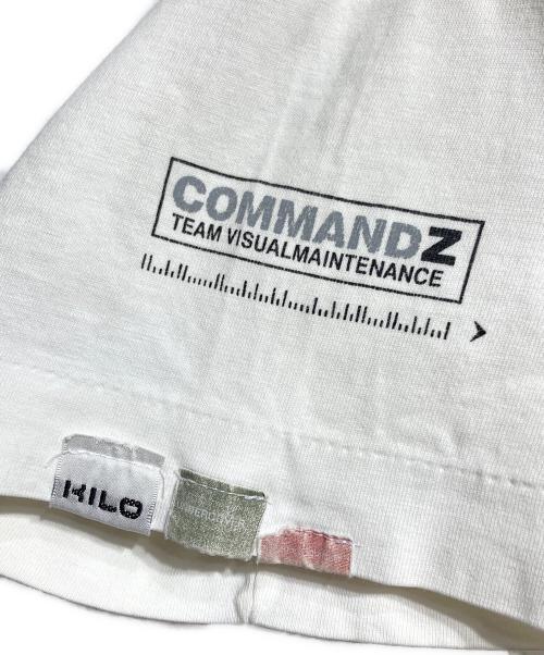 A BATHING APE（アベイシングエイプ）A BATHING APE (アベイシングエイプ) COMMAND Z TEE ホワイト サイズ:Lの古着・服飾アイテム