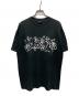 stussy（ステューシー）の古着「フラワーグラフィックTEE」｜ブラック