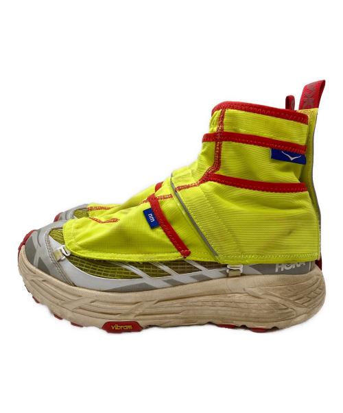 HOKAONEONE（ホカオネオネ）HOKAONEONE (ホカオネオネ) Nicole Mclaughlin (ニコール マクラフリン) MAFATE THREE2 イエロー×グリーン サイズ:27.5の古着・服飾アイテム
