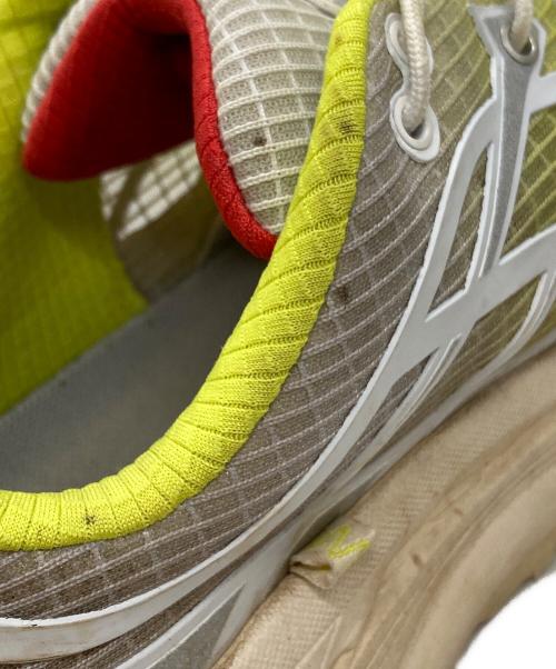 HOKAONEONE（ホカオネオネ）HOKAONEONE (ホカオネオネ) Nicole Mclaughlin (ニコール マクラフリン) MAFATE THREE2 イエロー×グリーン サイズ:27.5の古着・服飾アイテム