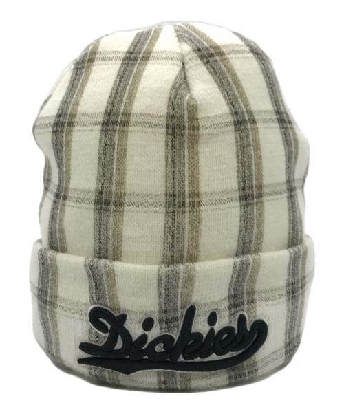 Dickies（ディッキーズ）Dickies (ディッキーズ) Supreme (シュプリーム) チェックニットビーニー ベージュの古着・服飾アイテム