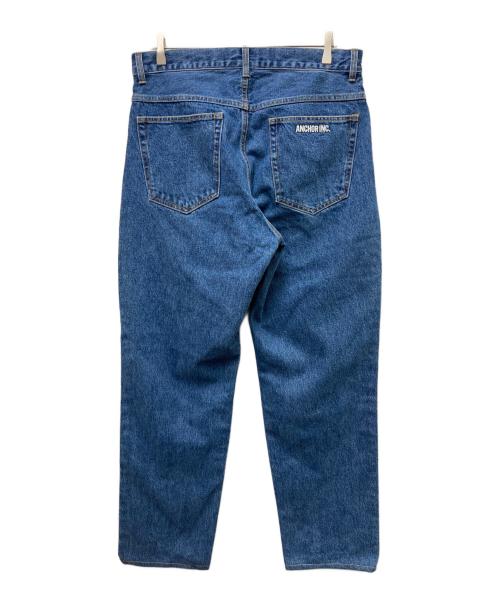 ANCHOR（アンカー）ANCHOR (アンカー) BOLD LOGO WASHED BAGGY JEANS インディゴ サイズ:Mの古着・服飾アイテム